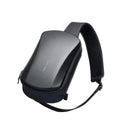 Stylish USB Crossbody Bag Men Waterproof Anti-Theft Sling on a white background