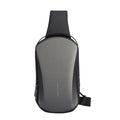 Travel Ready Men’s USB Crossbody Bag Waterproof Anti-Theft on a white background