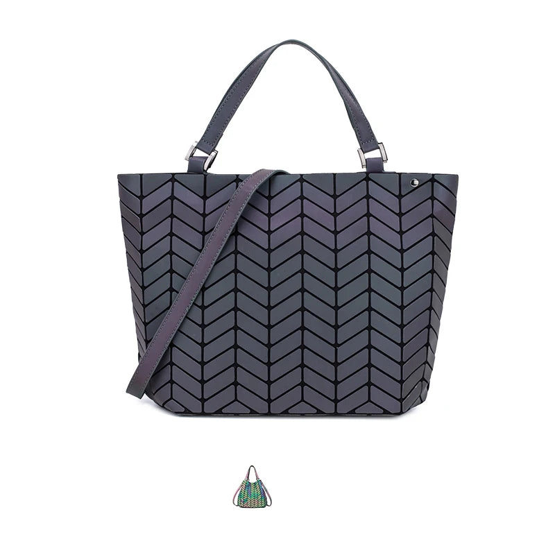 Trendy Glow Folding  Tote Folding Shoulder Bags for women 2026 on a white background