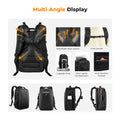 Waterproof Camera Backpack Anti-Theft Large Travel Photography Bag displays on  white background