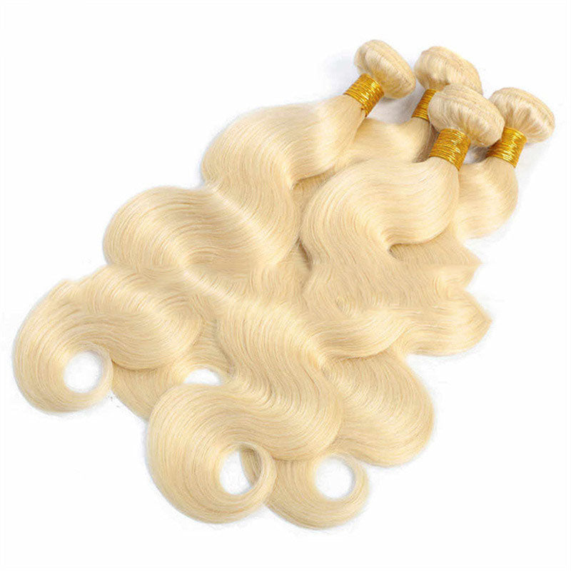 Simulated Human Hair Body Wave Curtain 613 Wig with Snake Wavy High-Temperature Silk