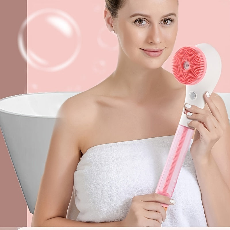 Automatic Long Handle Waterproof Multi-functional Mud Bath Massage Brush