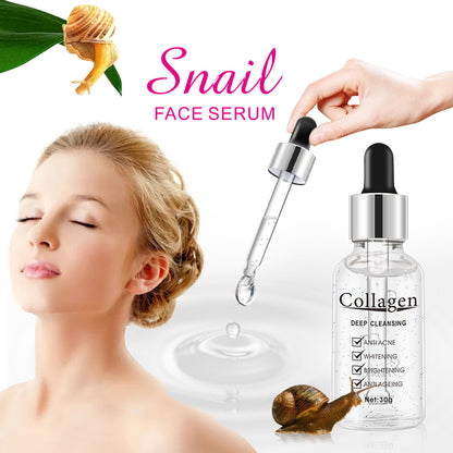 Snail Collagen Face Whitening Cleansing Repair Set