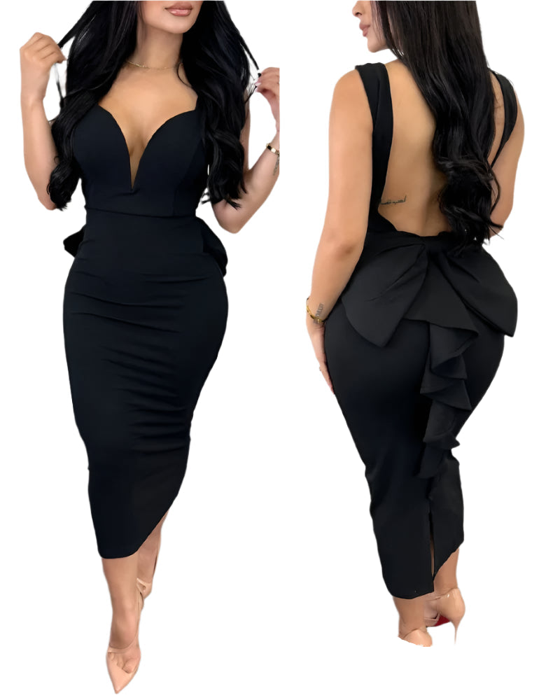 elegant evening dress, sexy backless dress, women's party dress, ruffle patchwork dress, spaghetti strap dress, v-neck evening dress, slim fit dress, women's formal dress, cocktail party dress, women's summer dress, backless ruffle dress, patchwork party dress, evening gown for women, slim fit evening dress, women's dinner dress, elegant formal dress, sexy cocktail dress, women's elegant gown, spaghetti strap mini dress, backless formal dress, women's fashion dress, women's slim fit party dress,