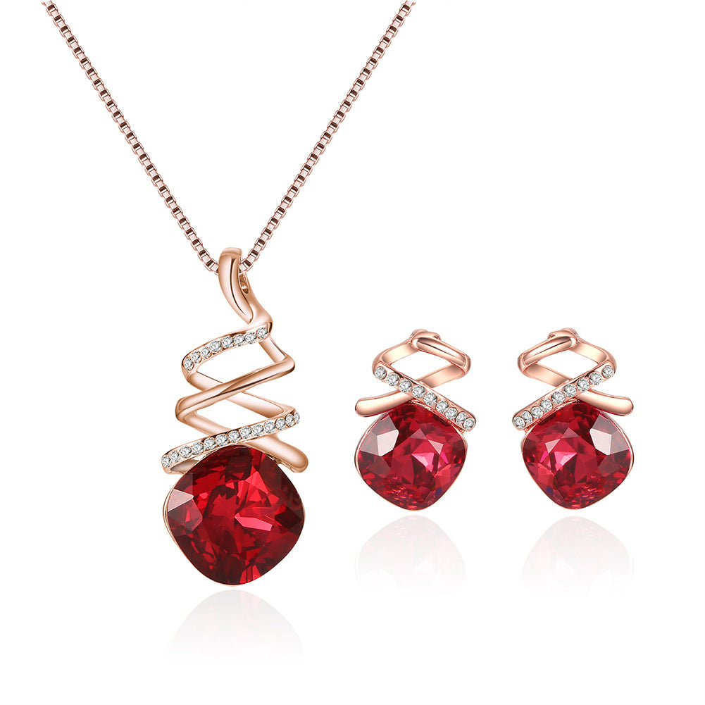 Bridal Jewelry Set: Necklace, Earrings, Fashion Jewelry Set