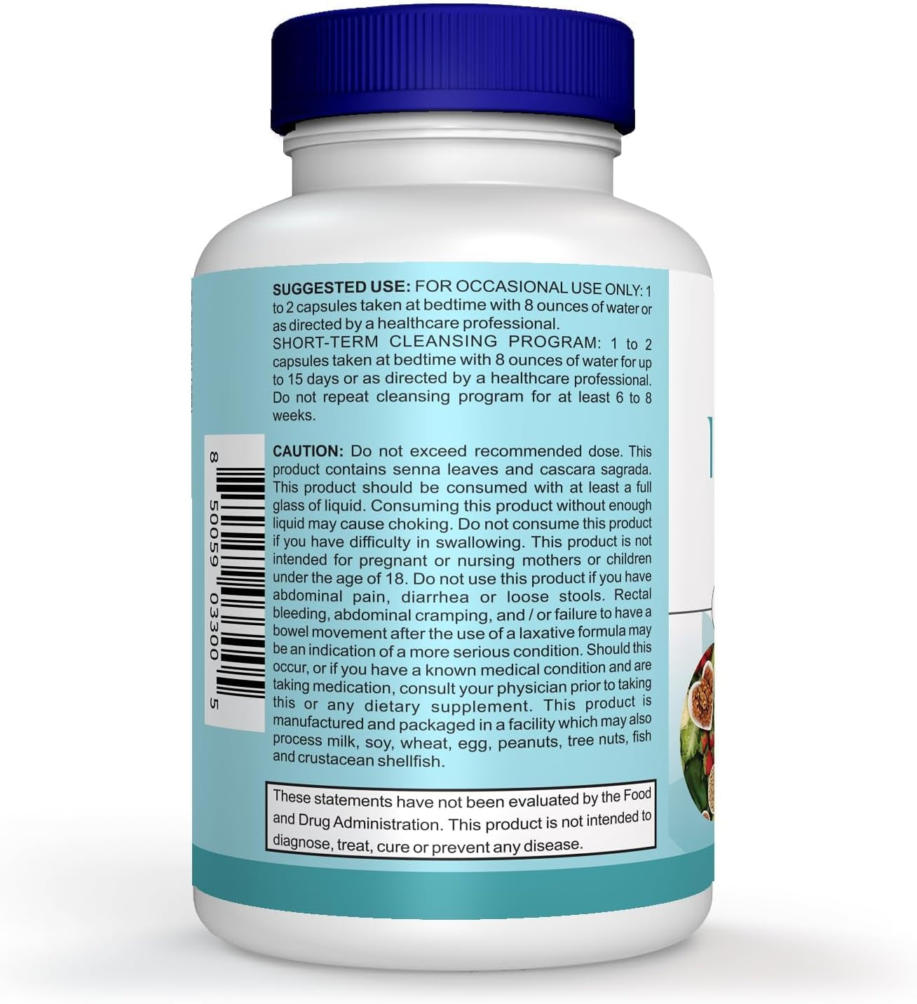 15-Day Colon Cleanse & Gut Detox for Men & Women – Advanced Formula with Senna, Cascara Sagrada & Psyllium Husk – Non-GMO, Made in USA – 30 Capsules
