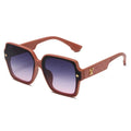 Sunglasses with decorative arm on a white  background