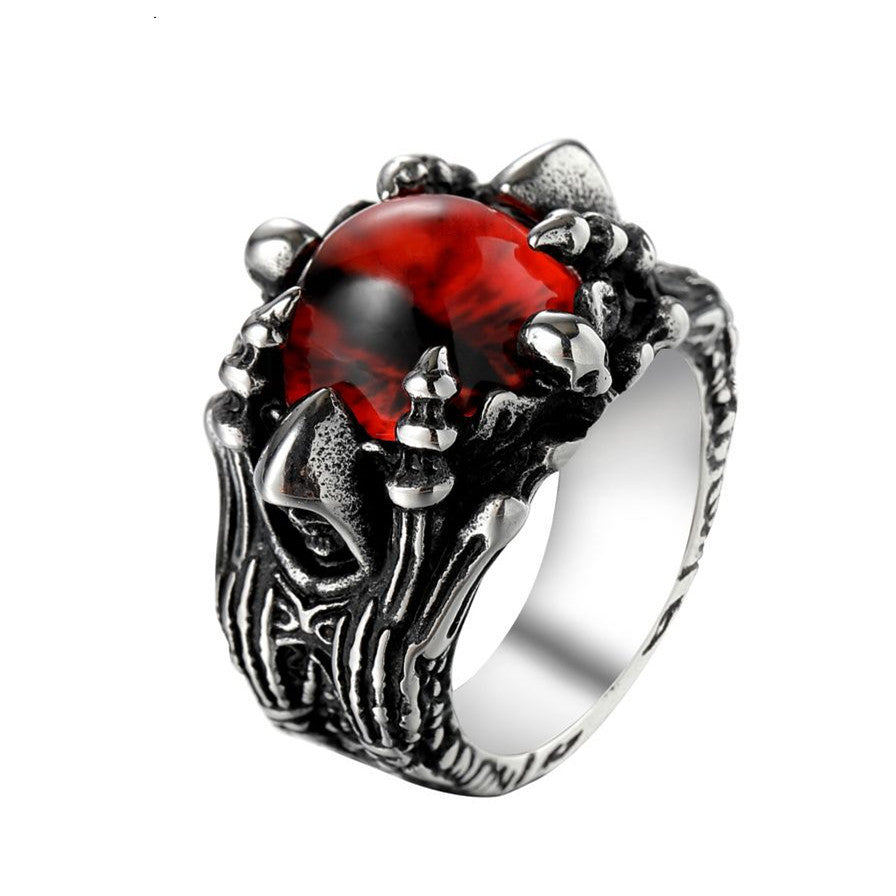 Fashionable Creative Evil Eye Rings for Men and Women: Personality Punk Jewelry