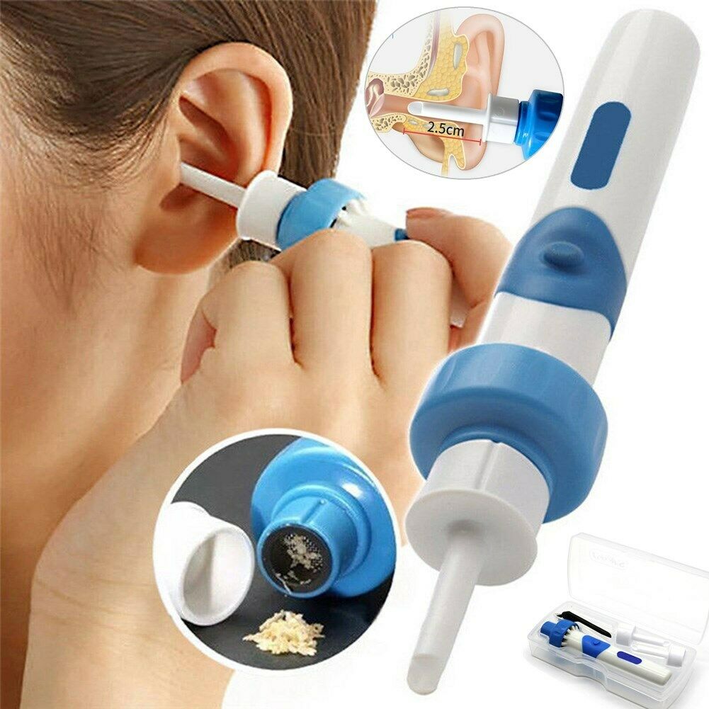 Cordless Electric Vacuum Ear Cleaner: A Safe and Painless Tool for Wax Removal and Gentle Ear Cleaning.