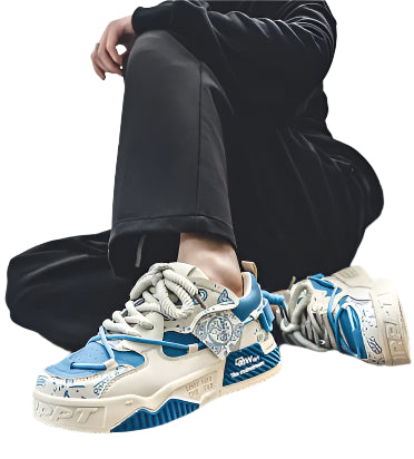 Men's and Women's Fashion Vulcanized Platform Sneakers - Tennis, Sports, Outdoor, Casual Trendy Shoes for Everyday Wear