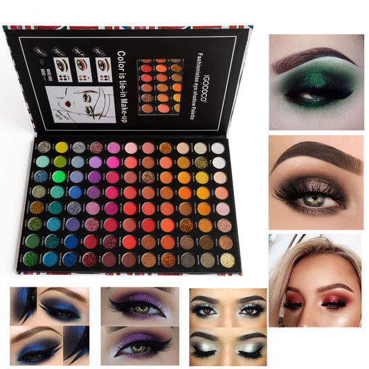 88-Color Eyeshadow Palette: Pearlescent Matte Mix Pack