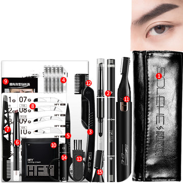 Electric Eyebrow Trimming Kit: Perfect Set for Beginner's Brow Grooming