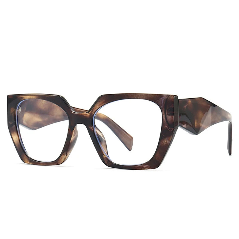 Tortoiseshell glasses on a white background