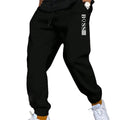 Black tracksuit with 'BOSS' logo on a white background
