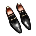 men’s black cowhide leather dress shoes with toe caps soft stylish work and wedding footwear