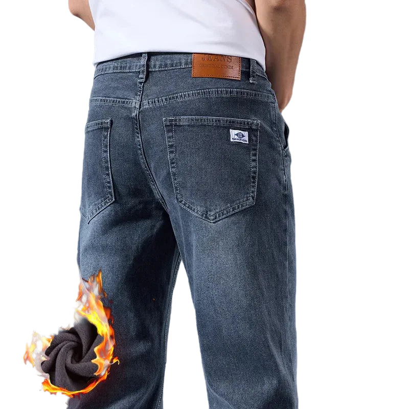 men winter outerwear jeans, men fleece lined ankle pants, men warm winter streetwear, men winter casual wear jeans, men stylish winter pants, men office wear denim, men winter thick trousers, men winter fashion jeans, men casual stretch denim, men thermal stretch jeans, men fleece lined smart jeans, men winter heavy jeans, men winter thick denim trousers, 