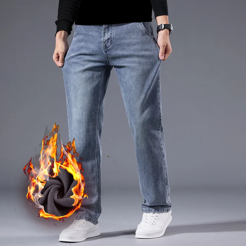 men winter slim casual jeans, men winter long pants, men winter office trousers, men winter relaxed fit jeans, men winter thick denim pants, men winter fleece lined casual jeans, men winter street style trousers, men thick warm jeans men, men winter insulated denim, men winter fleece lined trousers, men winter casual elastic pants, men warm stretch jeans,