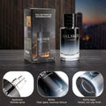 Salvage Eau de Parfum bottle and packaging on a dark surface with close-up details.
