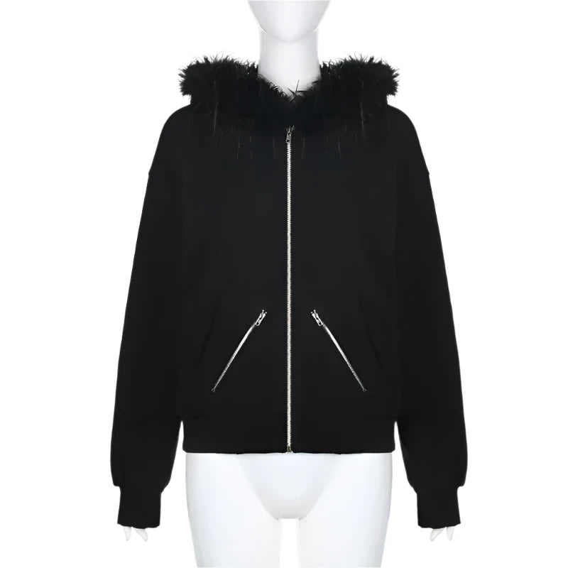 chic streetwear hoodie, stylish vintage jacket, trendy retro hoodie, women’s aesthetic fashion hoodie, casual cozy sweatshirt, chic women’s zip up hoodie, fur collar winter hoodie, casual women’s winter cardigan, vintage fur trim hoodie, retro style hoodie for women, cozy fur zip up sweatshirt, women’s chic cardigan jacket, stylish oversized hoodie for women, vintage fashion sweatshirt, fur hooded cardigan sweater, chic winter hoodie, trendy women’s zip up hoodie, casual retro cardigan for women,

