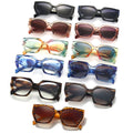 Collection of various sunglasses on a white background