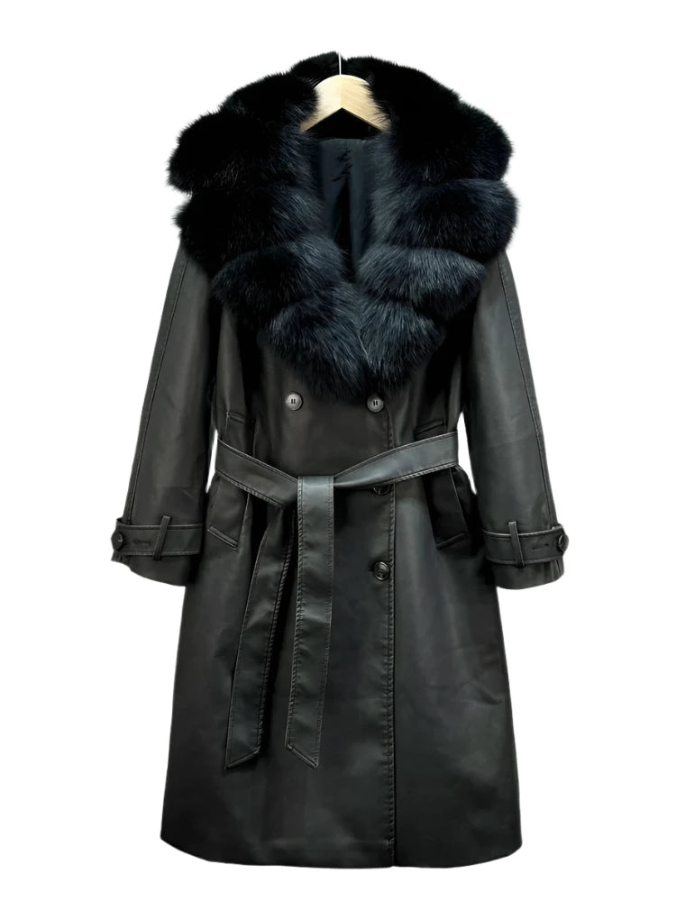 women’s winter streetwear, women’s winter fashion, women’s winter coat, women’s warm leather coat, women’s pu leather jacket, women’s fur collar jacket, women’s faux fur coat, women’s fashion jacket, women’s belted coat, winter leather coat for women, winter fur jacket, vintage leather coat, stylish leather jacket, streetwear leather jacket, 
