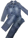 y2k fashion jumpsuit, y2k cargo jumpsuit, women’s zip-up jumpsuit, women’s playsuit fall fashion, women’s jean overalls with pockets, women’s fall streetwear, women’s fall fashion overalls, women's y2k streetwear, women's trendy jumpsuits, women's lapel collar jumpsuit, women's denim cargo jumpsuit, 

